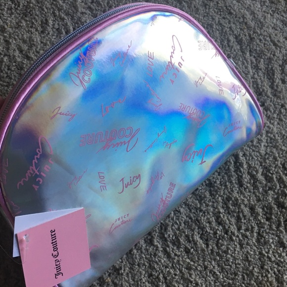 Juicy Couture Iridescent Makeup Cosmetic Bag - Picture 1 of 2